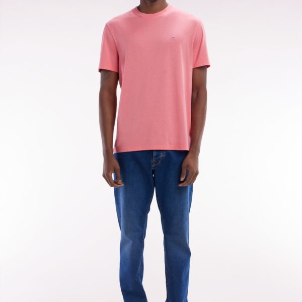 Jean 5 Poches En Denim Stretch Bleu Brut Coupe Droite Eden Park