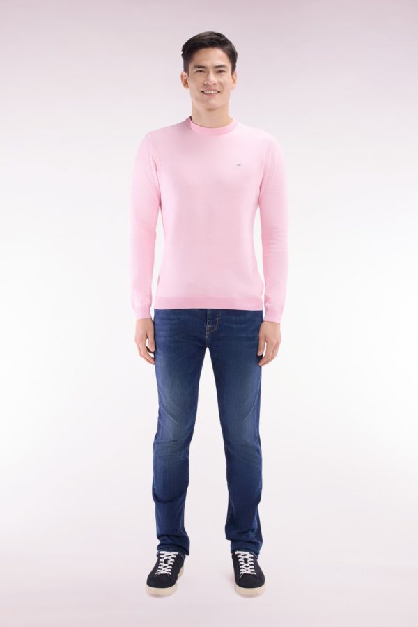 Jean 5 Poches En Denim Stretch Brut Coupe Slim Eden Park