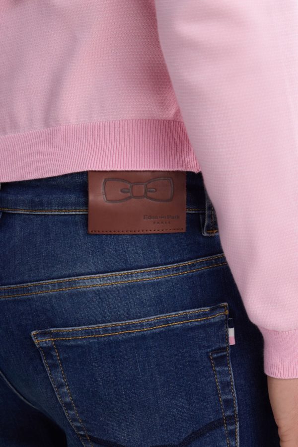 Jean 5 Poches En Denim Stretch Brut Coupe Slim Eden Park – Image 2