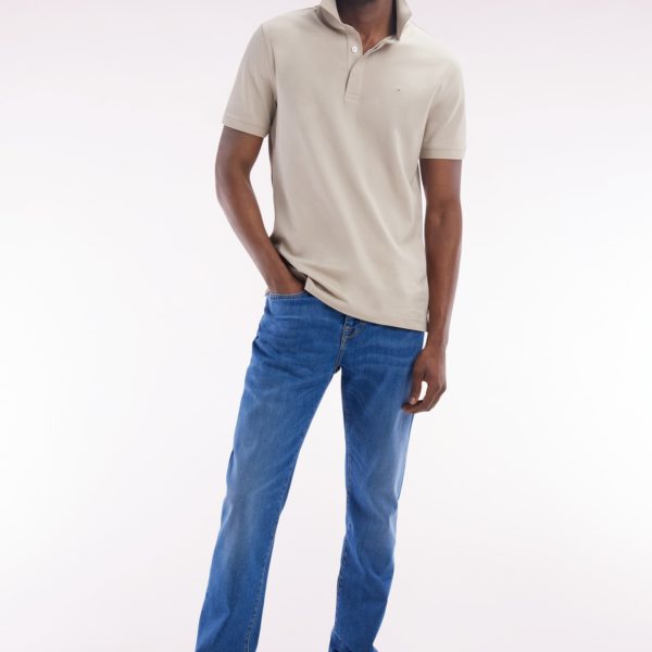 Jean 5 Poches En Denim Stretch Délavage Stone Wash Medium Coupe Slim Eden Park