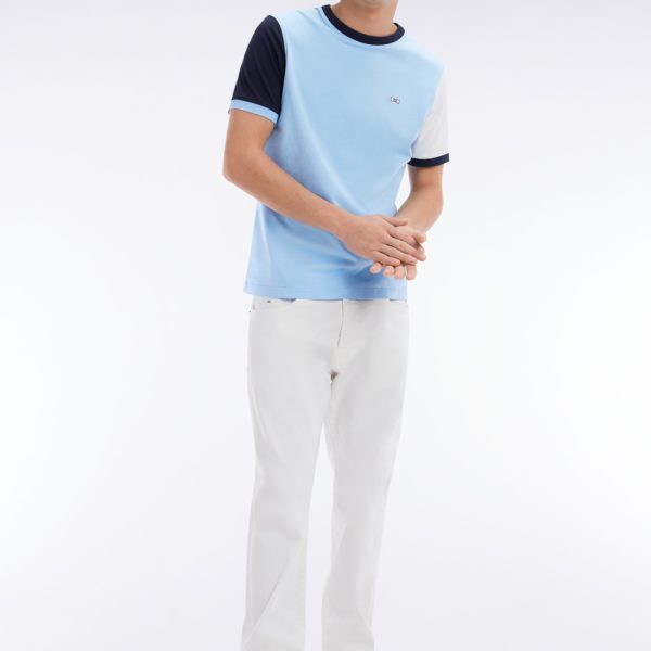 Jean 5 Poches En Denim Stretch Blanc Coupe Droite Eden Park