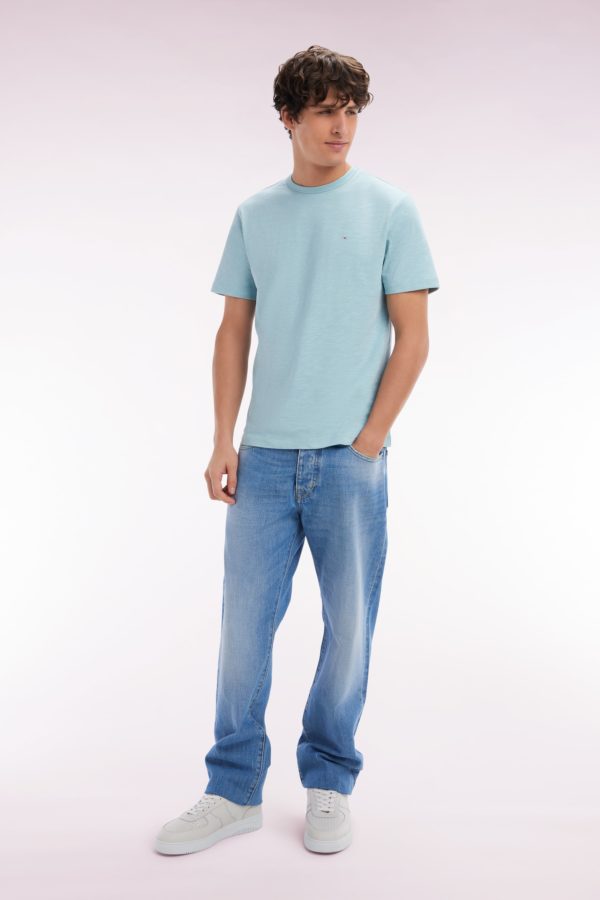 Jean 5 Poches En Denim Bleu Délavage Stone Bleach Coupe Comfort Eden Park – Image 2