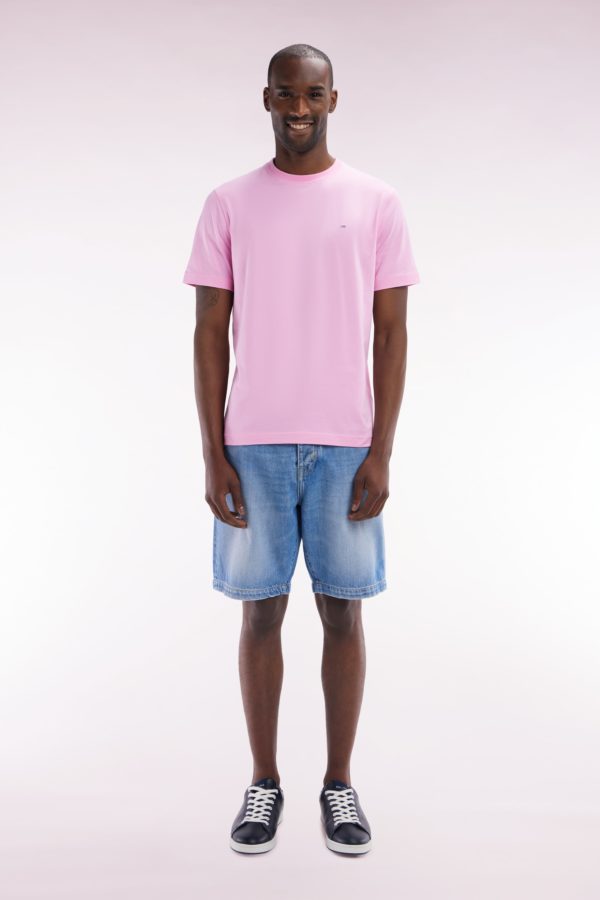 Jean 5 Poches En Denim Bleu Délavage Stone Bleach Coupe Regular Eden Park