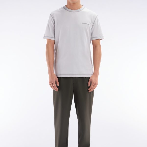 Pantalon À Taille Élastique Kaki Eden Park