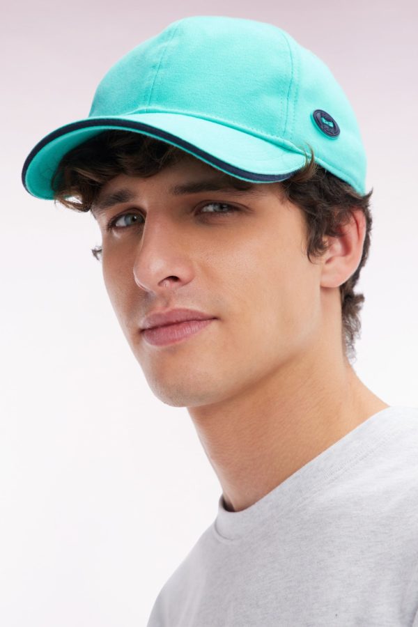 Casquette En Jersey De Coton Vert Eden Park