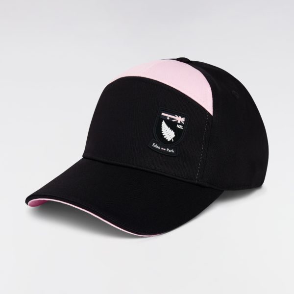 Casquette En Coton Noir Et Rose New Zealand Eden Park