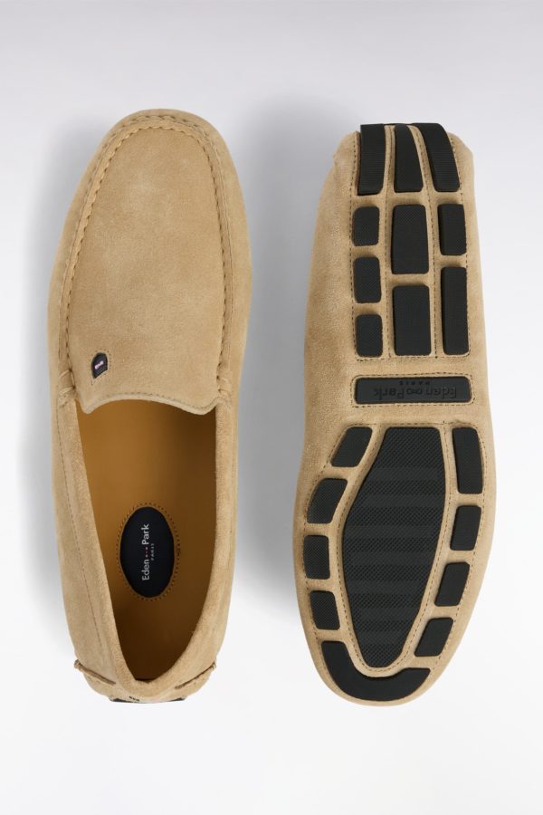 Mocassins En Cuir Suédé Marron Eden Park – Image 2