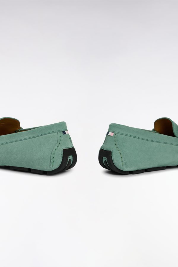 Mocassins En Cuir Suédé Verts Eden Park – Image 5