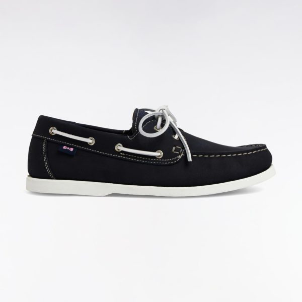 Mocassins Bateau En Cuir Suédé Marine Eden Park