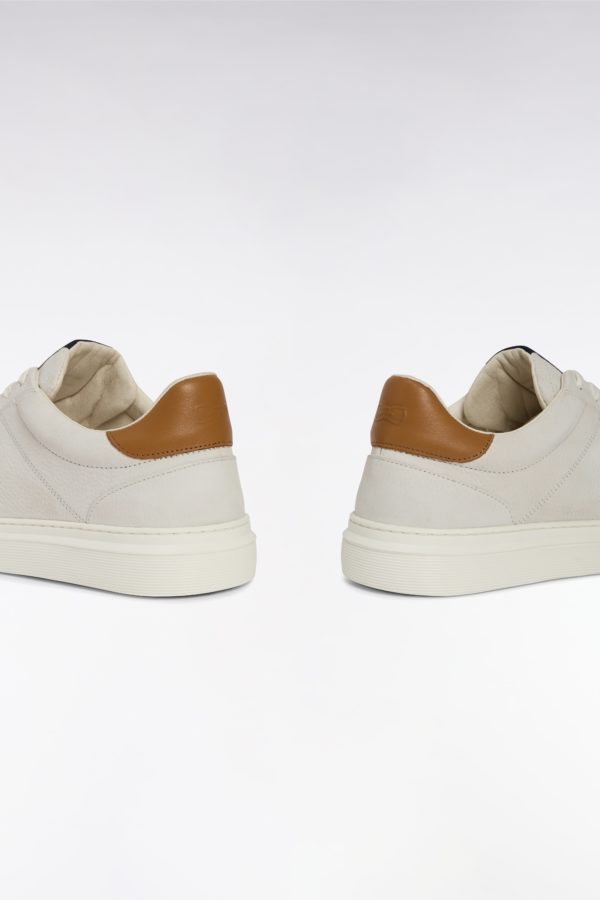 Baskets Basses En Cuir Blanc Eden Park – Image 5