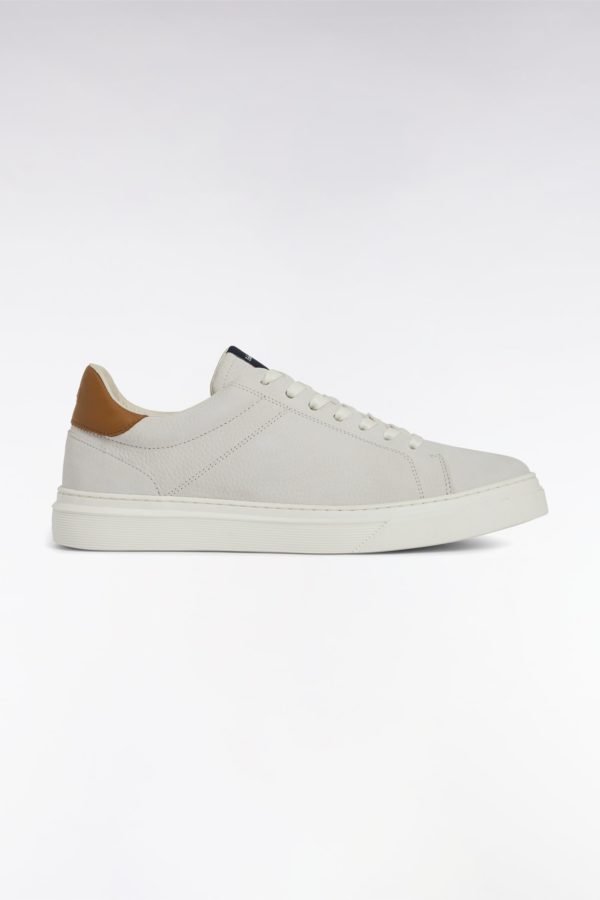 Baskets Basses En Cuir Blanc Eden Park