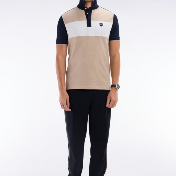 Pantalon Jogging En Coton Interlock Noir Coupe Droite Eden Park
