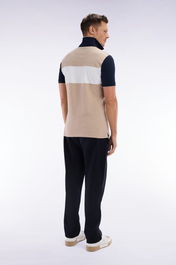Pantalon Jogging En Coton Interlock Noir Coupe Droite Eden Park – Image 3