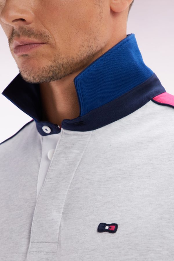 Maillot Coupé-cousu À Manches Courtes En Coton Blanc Coupe Droite Eden Park – Image 4