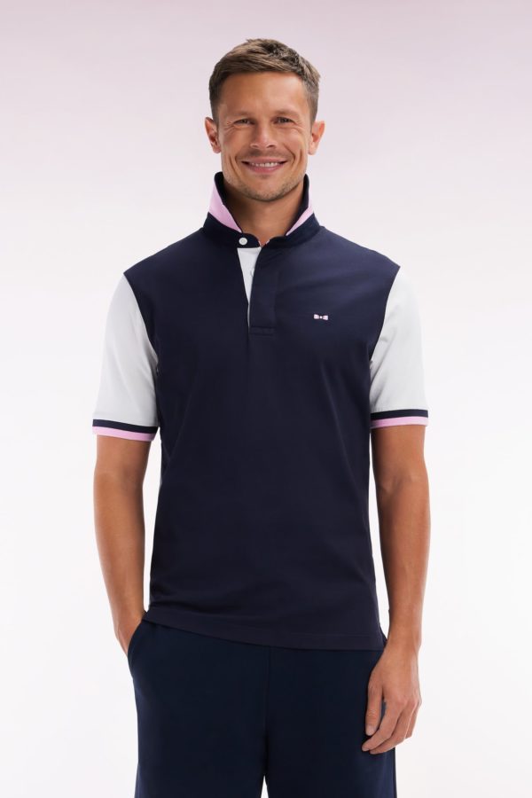 Maillot À Manches Courtes En Jersey De Coton Blanc Coupe Droite Broderies Nœud Papillon Eden Park