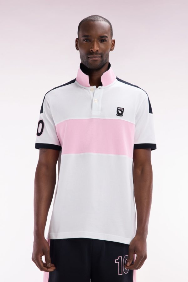 Polo À Manches Courtes New Zealand En Coton Blanc Coupe Décontractée Eden Park