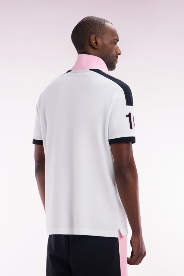 Polo À Manches Courtes New Zealand En Coton Blanc Coupe Décontractée Eden Park – Image 4
