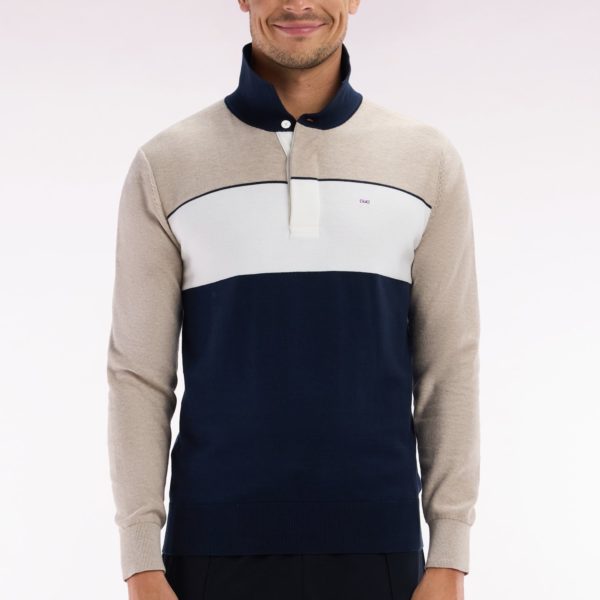 Pull À Col Maillot En Coton Beige Coupe Droite Eden Park