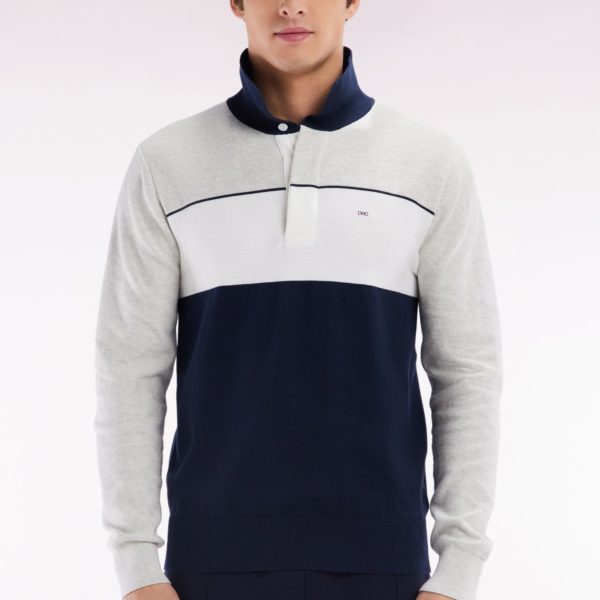 Pull À Col Maillot En Coton Gris Coupe Droite Eden Park