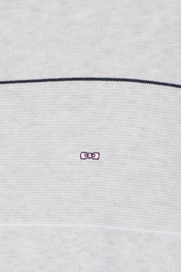 Pull Col Rond Cerclé En Coton Gris Eden Park – Image 5