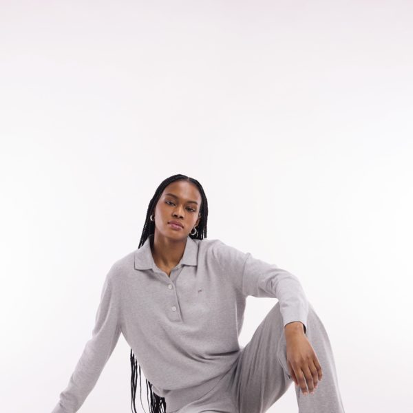 Pull À Col Maillot En Coton Biologique Et Cachemire Gris Coupe Décontractée Eden Park