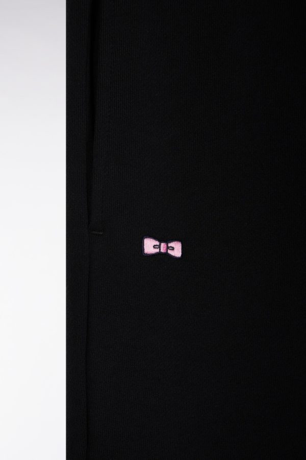 Short En Molleton Coton Noir Coupe Droite Eden Park – Image 5