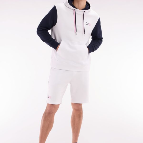 Short De Jogging En Molleton Coton Blanc Coupe Décontractée Eden Park