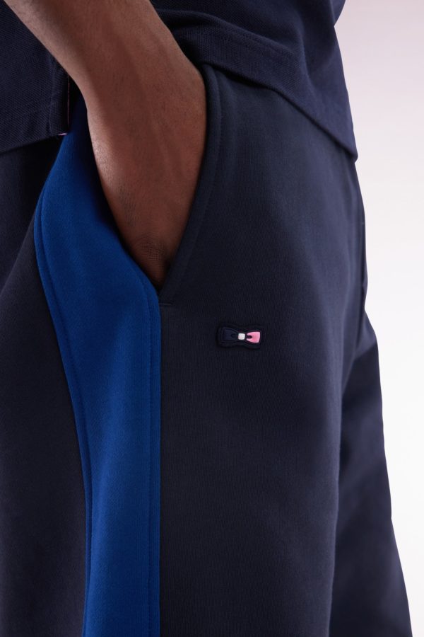 Short En Molleton Coton Marine Coupe Décontractée Eden Park – Image 4