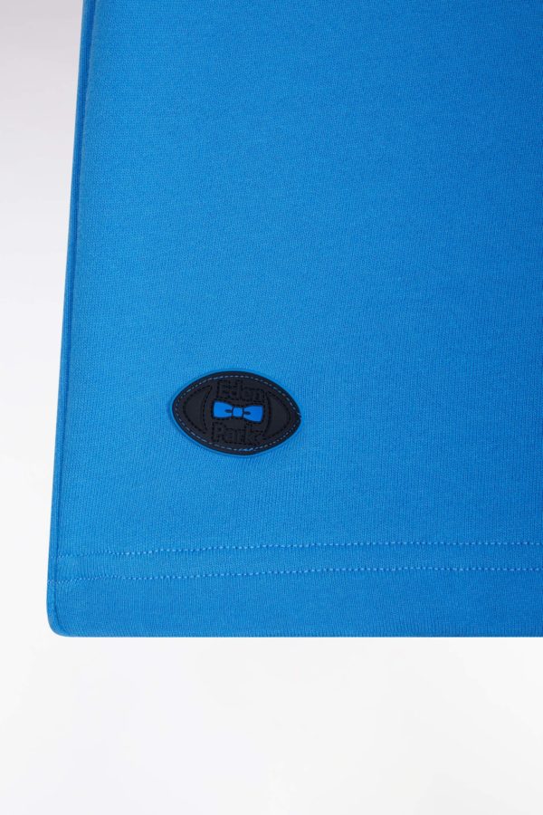 Short En Molleton Coton Bleu Coupe Décontractée Eden Park – Image 5