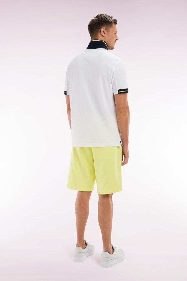 Short En Molleton Coton Jaune Coupe Décontractée Eden Park – Image 3
