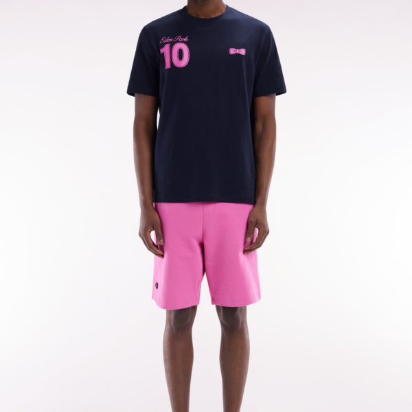 Short En Molleton Coton Rose Coupe Décontractée Eden Park