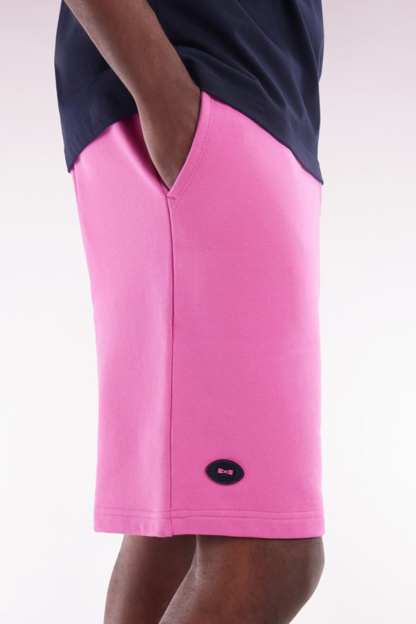 Short En Molleton Coton Rose Coupe Décontractée Eden Park – Image 3