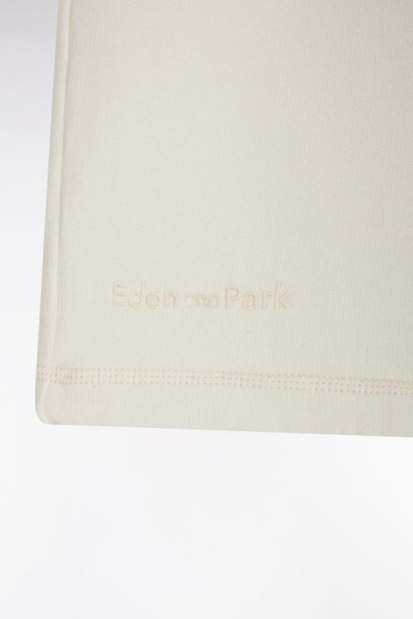 Short En Molleton Coton Beige Coupe Décontractée Eden Park – Image 5