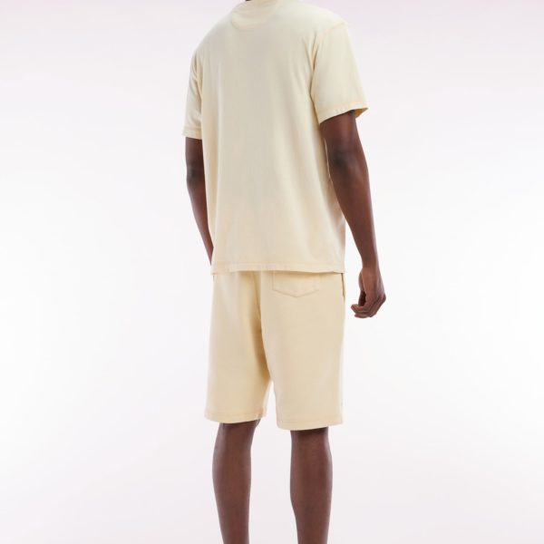 Short En Molleton Coton Ocre Coupe Décontractée Eden Park