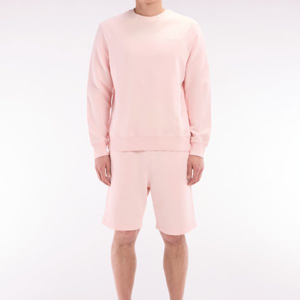 Short En Molleton Coton Rose Pâle Coupe Décontractée Eden Park