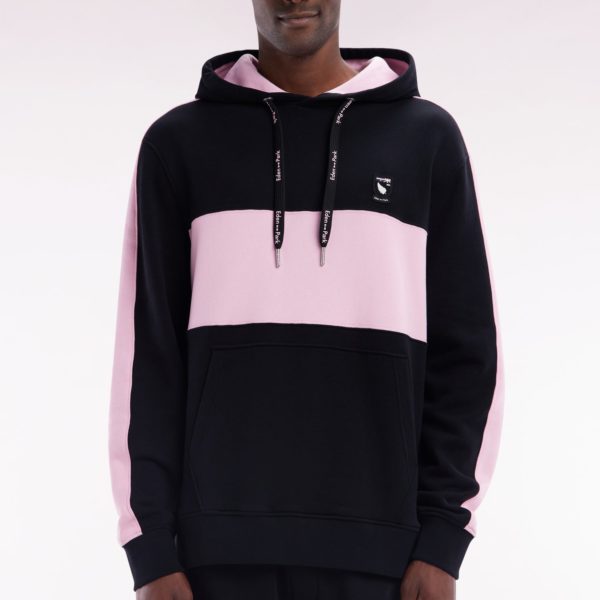 Sweatshirt À Capuche New Zealand En Coton Noir Coupe Décontractée Eden Park