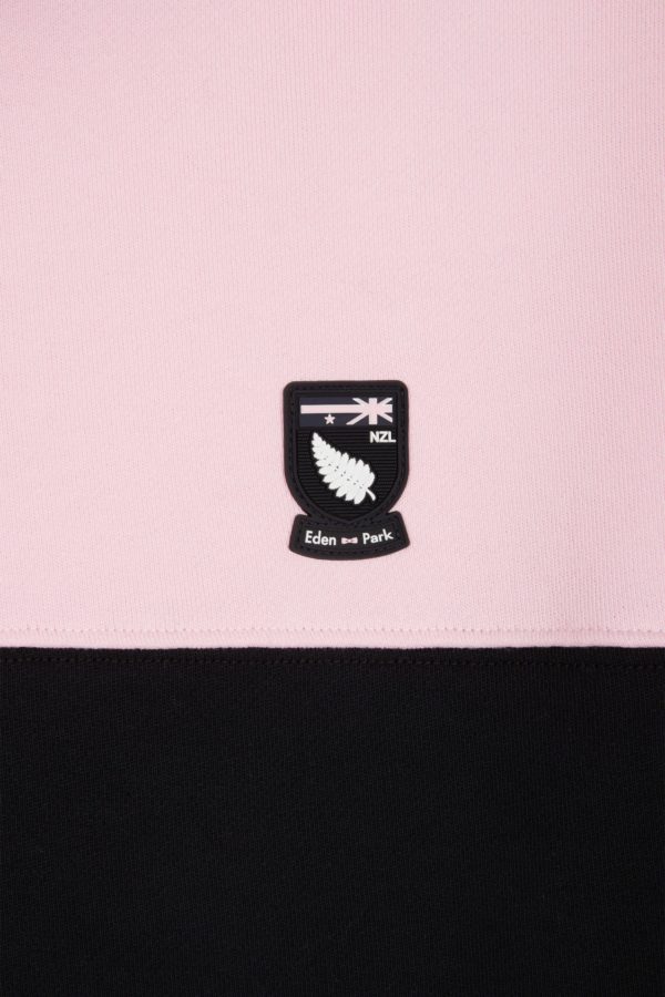 Sweatshirt À Capuche New Zealand En Coton Rose Coupe Décontractée Eden Park – Image 5