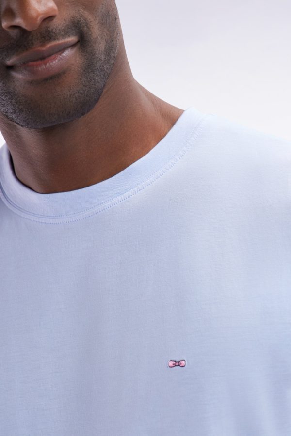 T-shirt Manches Courtes Gris Clair Coupe Droite Eden Park – Image 4