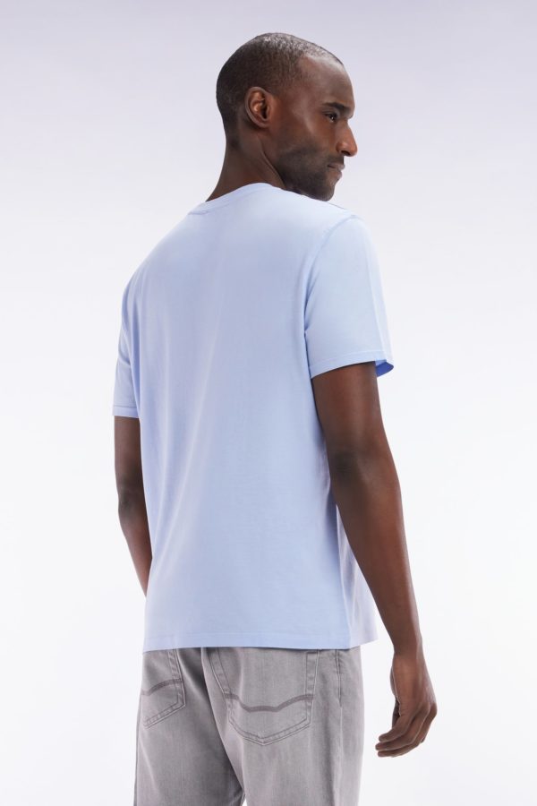 T-shirt Manches Courtes Gris Clair Coupe Droite Eden Park – Image 3