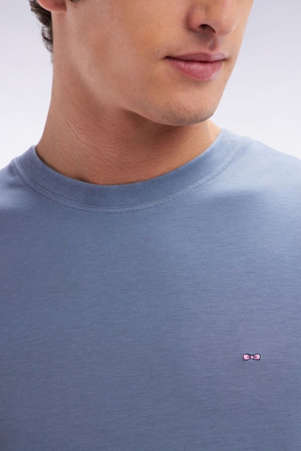T-shirt Manches Courtes Gris Coupe Droite Eden Park – Image 4