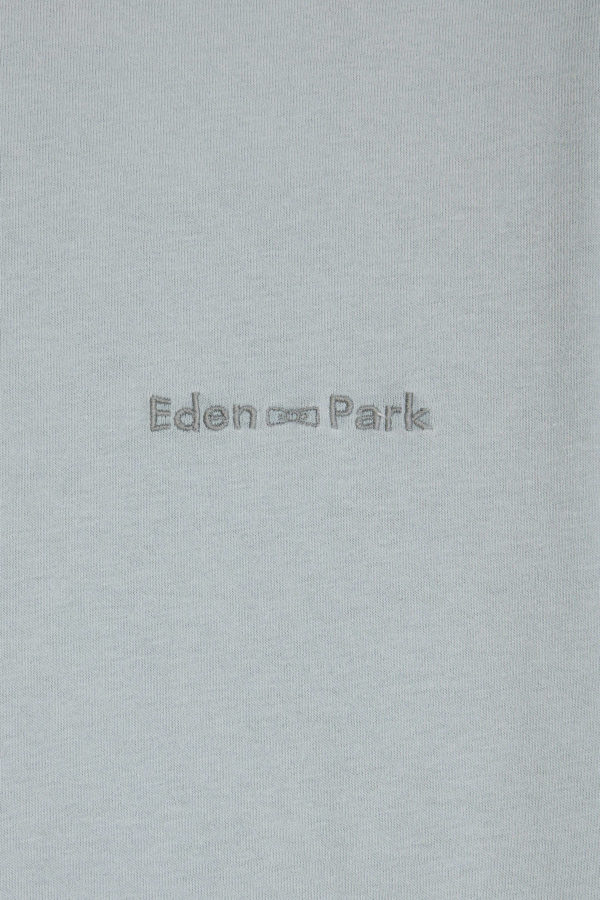 T-shirt En Coton Gris Moyen Surteint Coupe Décontractée Eden Park – Image 5