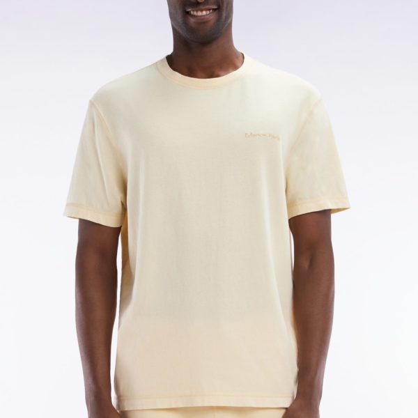 T-shirt En Jersey De Coton Ocre Surteint Coupe Décontractée Eden Park