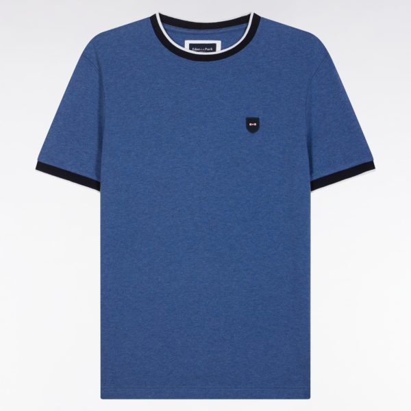 T-shirt En Coton Stretch Bleu Foncé Coupe Ajustée Eden Park
