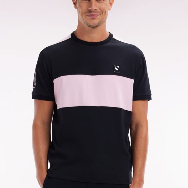 T-shirt Nouvelle Zélande En Coton Noir Coupe Décontractée Eden Park