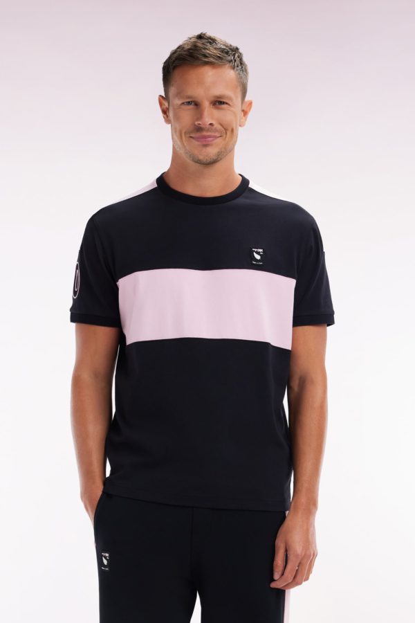 T-shirt Nouvelle Zélande En Coton Noir Coupe Décontractée Eden Park