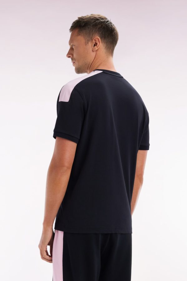 T-shirt Nouvelle Zélande En Coton Noir Coupe Décontractée Eden Park – Image 3