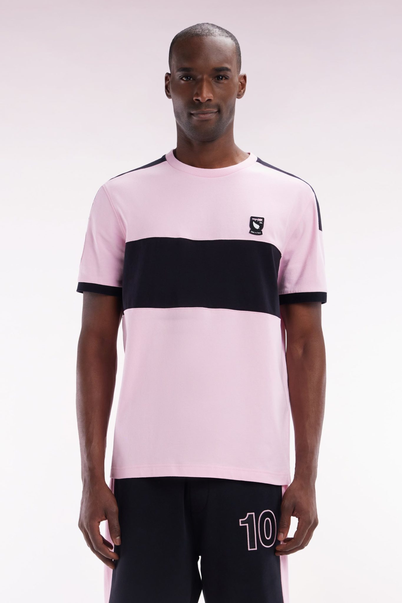 T-shirt Nouvelle Zélande En Coton Rose Coupe Décontractée Eden Park