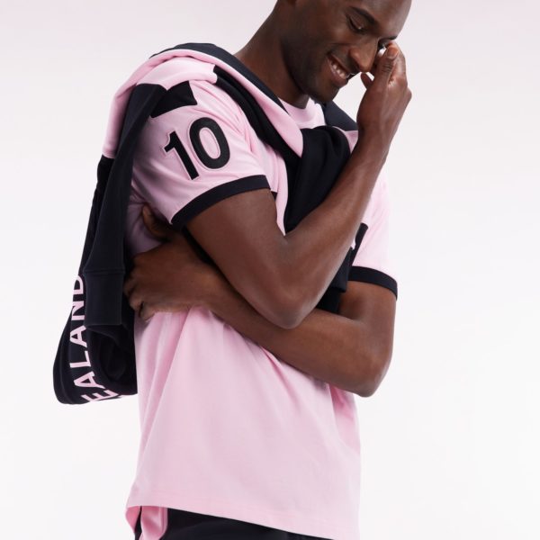 T-shirt Nouvelle Zélande En Coton Rose Coupe Décontractée Eden Park