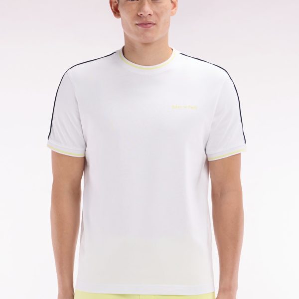 T-shirt En Coton Blanc Coupe Décontractée Eden Park
