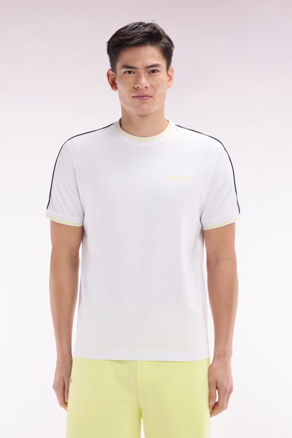 T-shirt En Coton Blanc Coupe Décontractée Eden Park